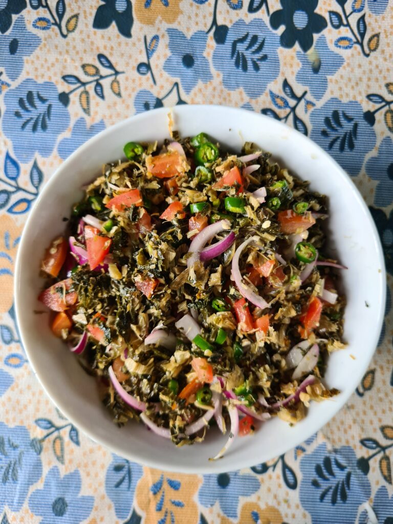 10 Must-Try Nepali Foods (with Culture & Origins), Traditional Nepali gundruk soup with dried leafy greens, what to eat in Nepal, Nepal food, foodie in Nepal, saru's postcards