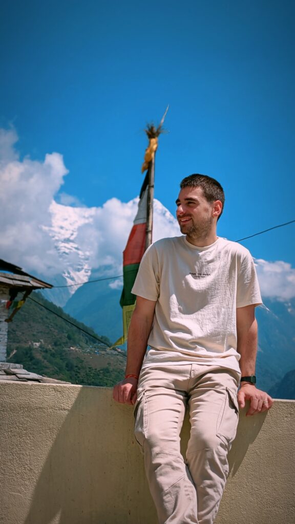 Postcards from My Ghandruk Trip: A Serene Spring Escape in the Himalayas, Saru's Postcards, Sarus Postcards , Ghandruk travel blog, Ghandruk trip in spring, Annapurna village trek, Himalayan village Nepal, Ghandruk sunrise view, Spring in Ghandruk, Nepal trekking April, Macchapucchre, Mountain View Nepal