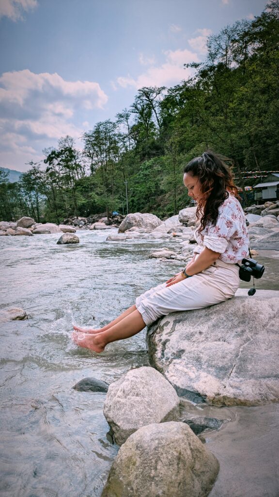 Postcards from My Ghandruk Trip: A Serene Spring Escape in the Himalayas, Saru's Postcards, Sarus Postcards , Ghandruk travel blog, Ghandruk trip in spring, Annapurna village trek, Himalayan village Nepal, Ghandruk sunrise view, Spring in Ghandruk, Nepal trekking April, Macchapucchre, Mountain View Nepal