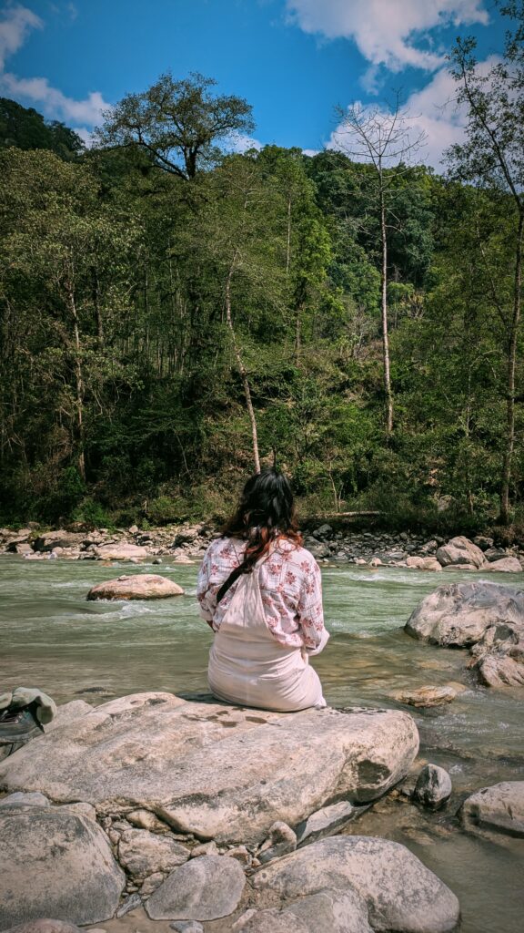 Postcards from My Ghandruk Trip: A Serene Spring Escape in the Himalayas, Saru's Postcards, Sarus Postcards , Ghandruk travel blog, Ghandruk trip in spring, Annapurna village trek, Himalayan village Nepal, Ghandruk sunrise view, Spring in Ghandruk, Nepal trekking April, Macchapucchre, Mountain View Nepal