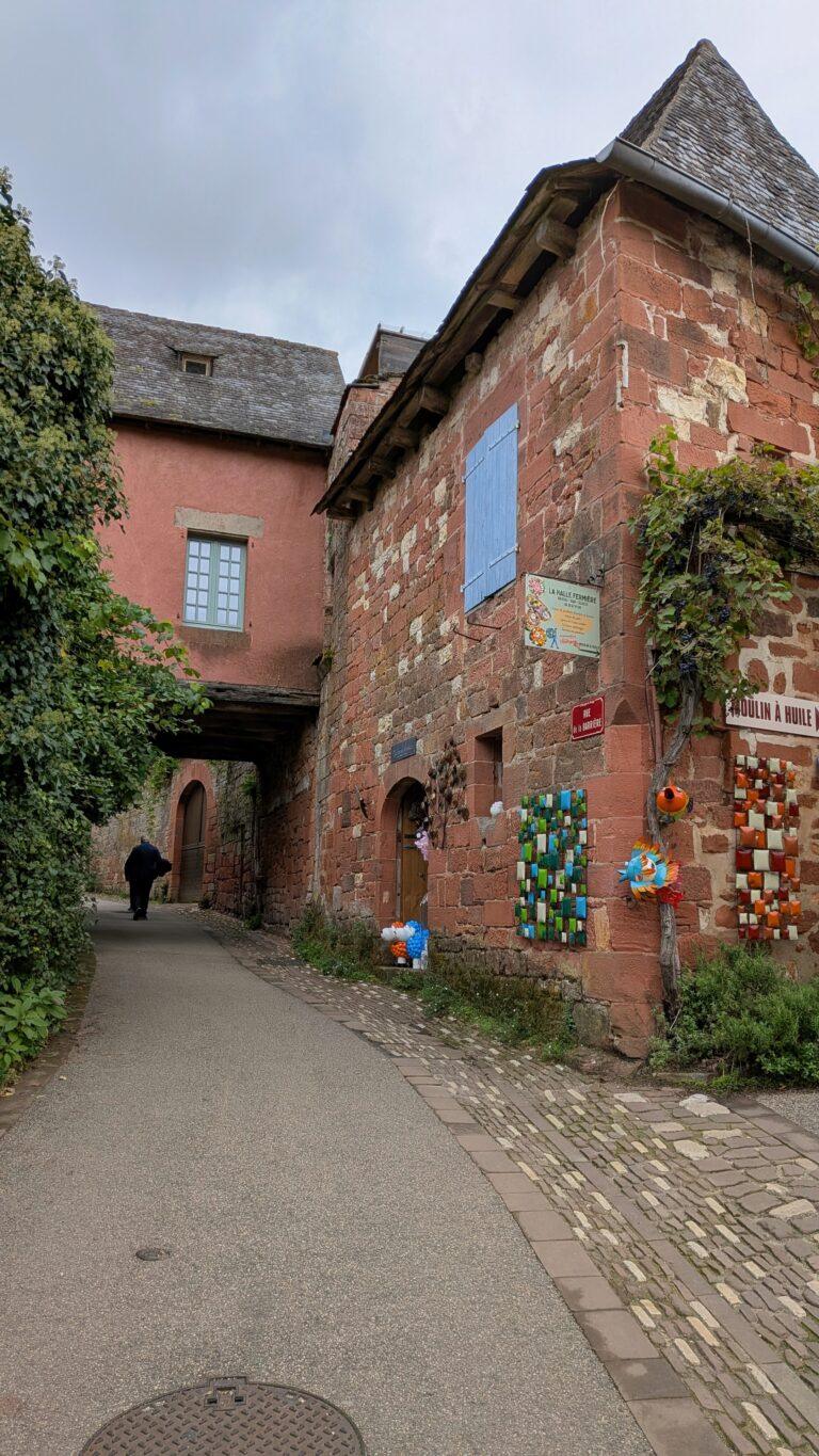 Artisan shop, Collonges-la-Rouge, handmade pottery, local products,